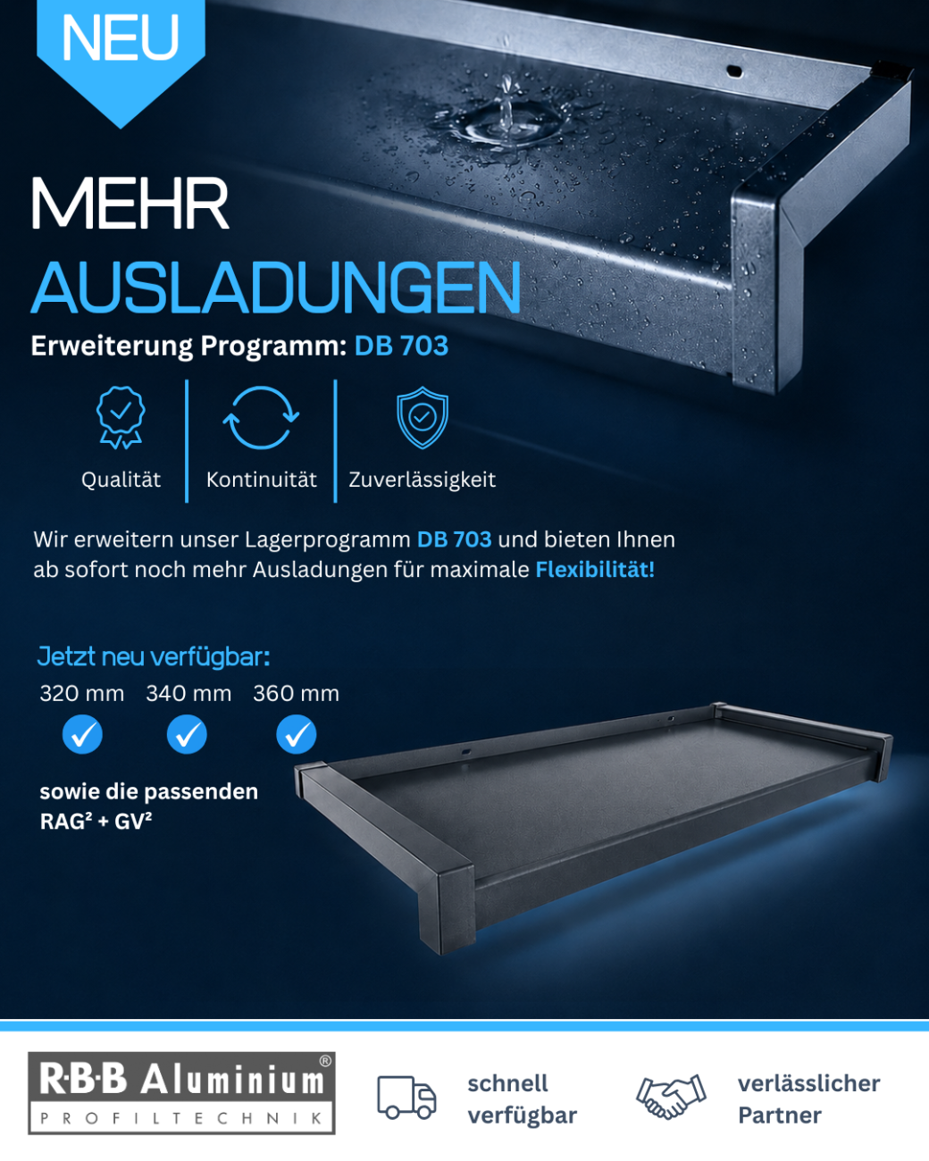 Erweiterung Produktprogramm DB 703